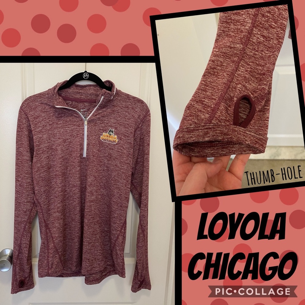 Loyola Chicago Nike Quarter-zip Pullover
